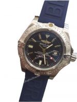 Copy Breitling Avenger SS Blue Chronograph Dial Rubber Watch_th.jpg